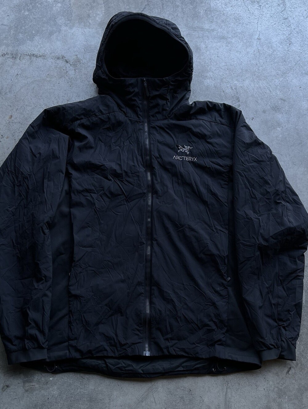 Arcteryx Atom LT Hoody Mens Large Black Insulated Full Zip Jacket 2023 Mint